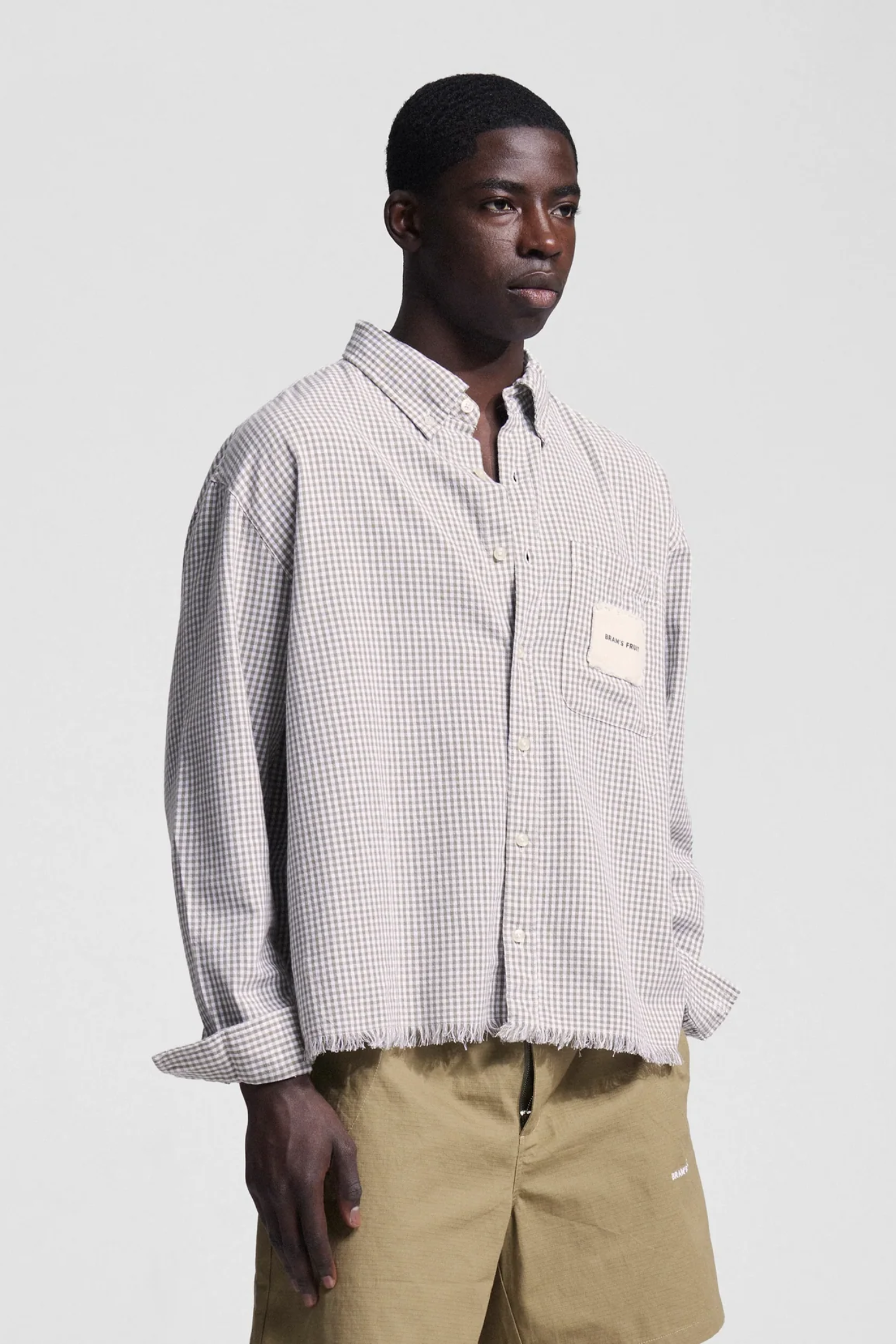FARMER'S LONGSLEEVE SHIRT - OLIVE GREEN