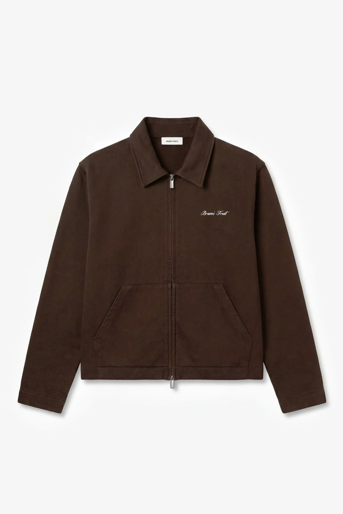 SCRIPT LOGO FULL ZIP - BROWN