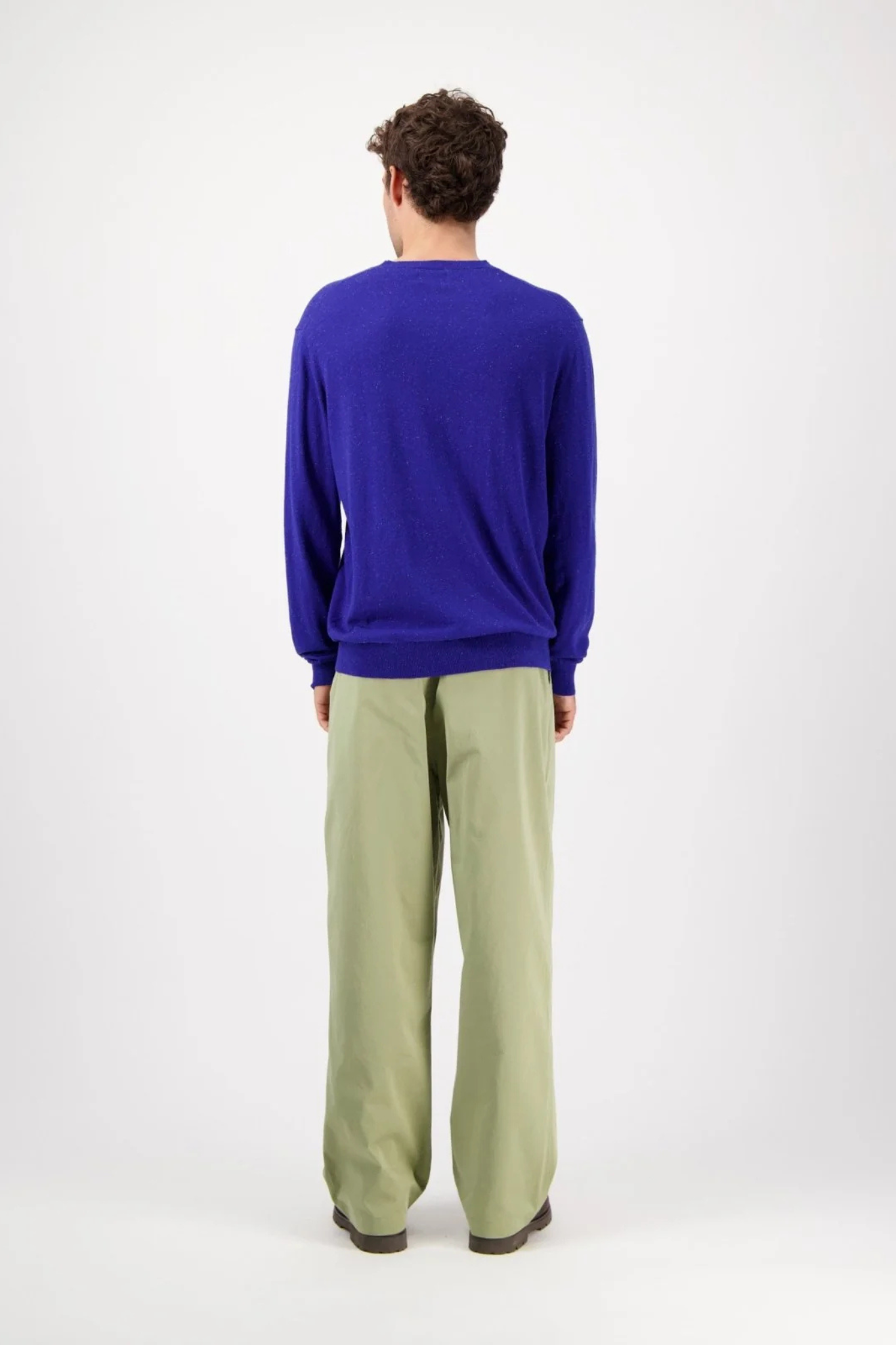 FLICK LIGHTWEIGHT CREWNECK SWEATER - COBALT