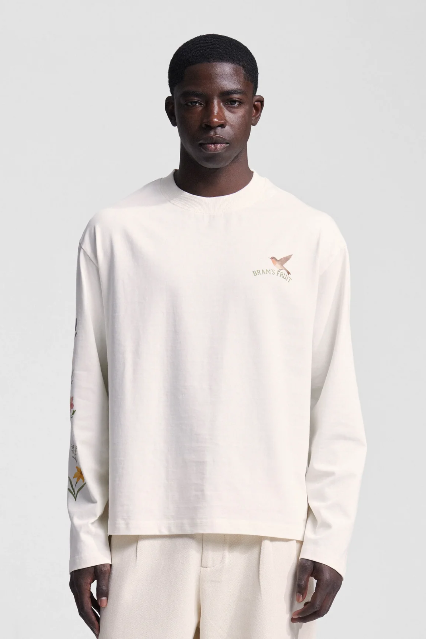 SCRIPT LOGO LONGSLEEVE T-SHIRT - WHITE