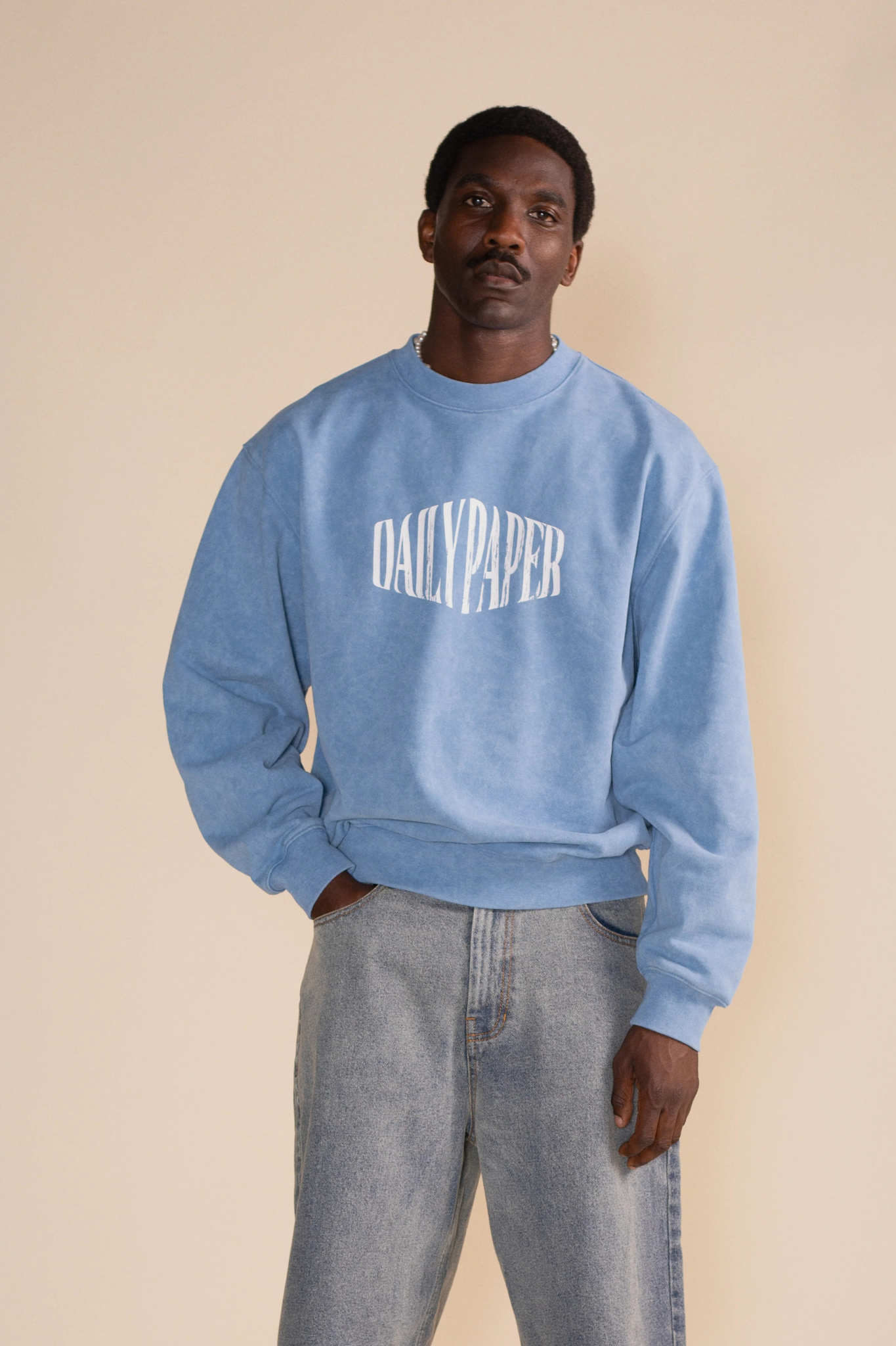 VINTAGE LOGO SWEATER - QUIET HARBOR