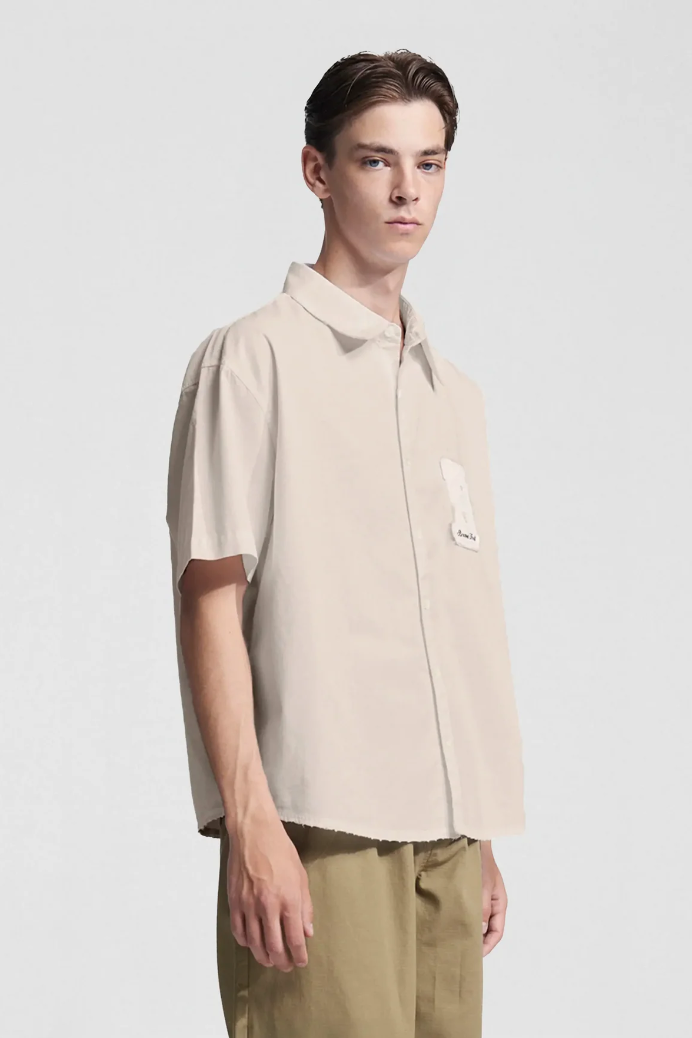 SHORTSLEEVE VARSITY SHIRT - DESERT