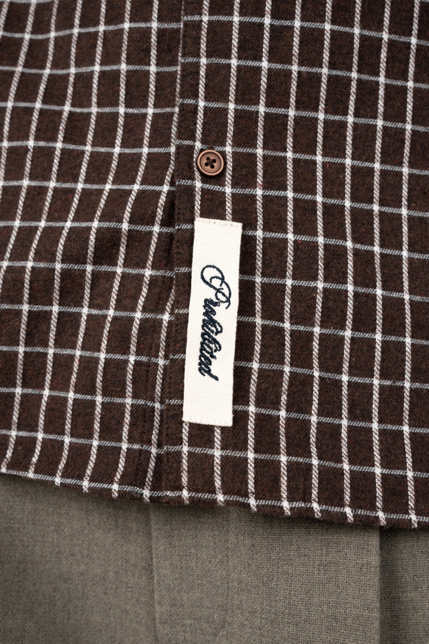 SEASONED FLANNEL SHIRT - BROWN