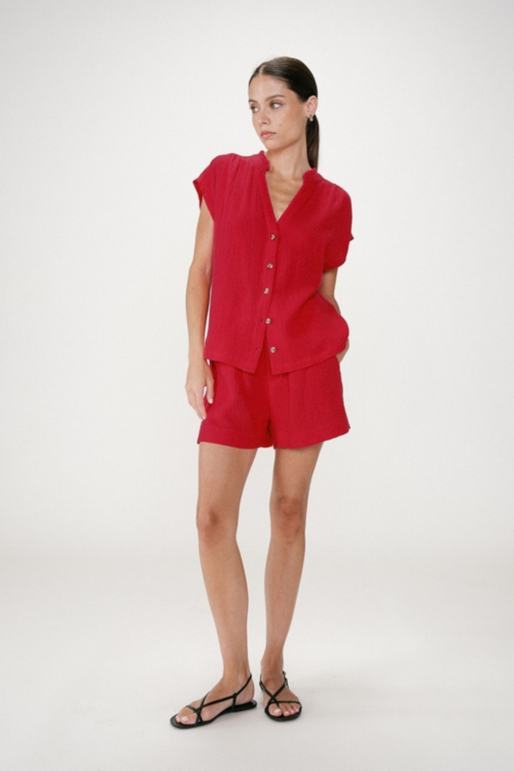 WESRA BLOUSE - FUCHSIA