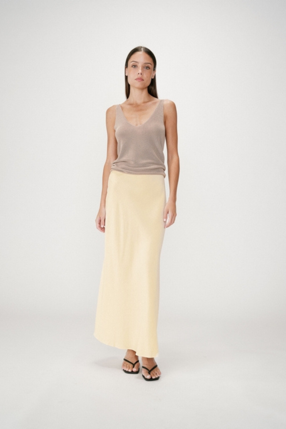 WINDA LONG SKIRT - YELLOW