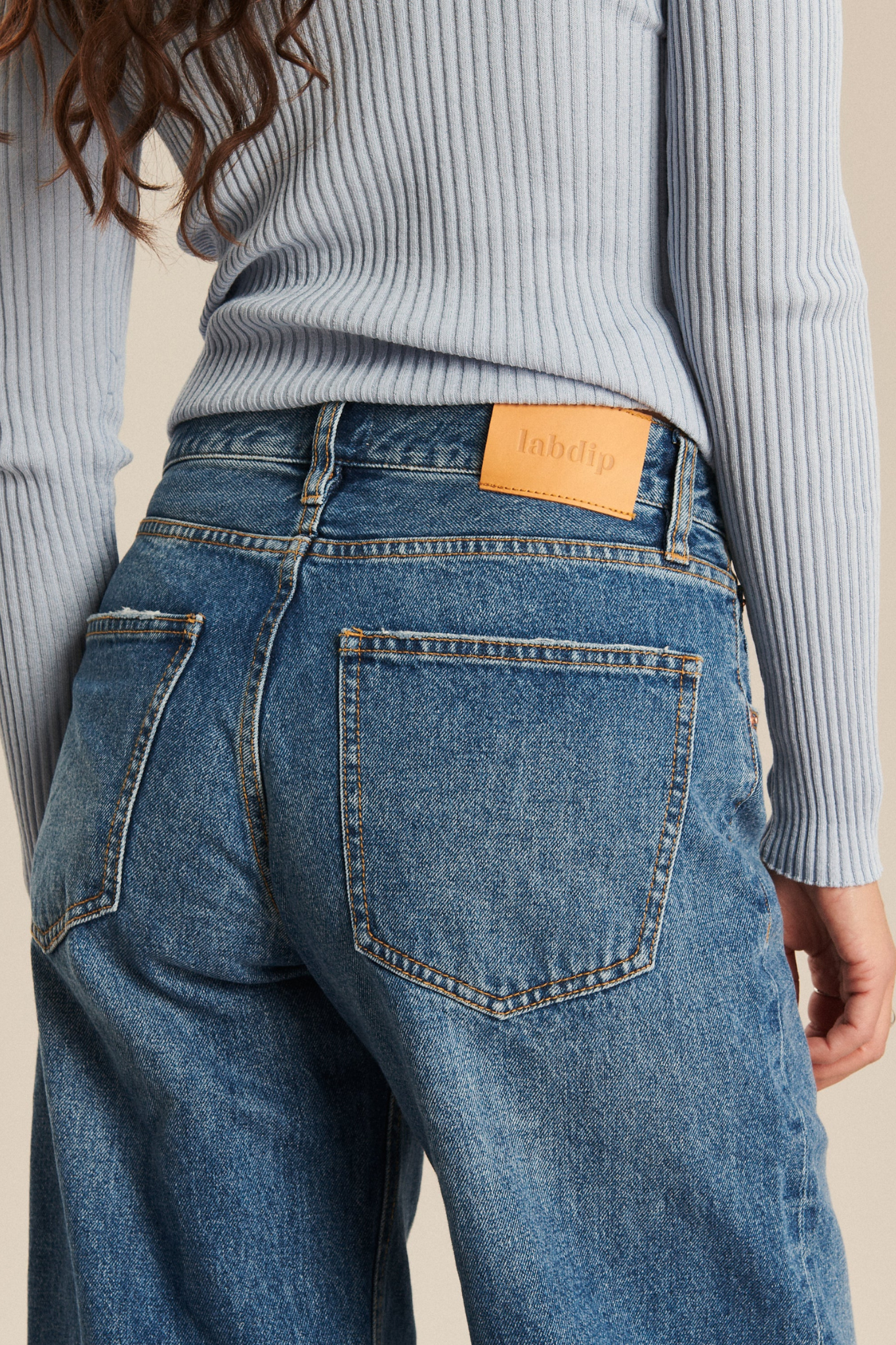 RIVER DENIM JEANS - MID BLUE