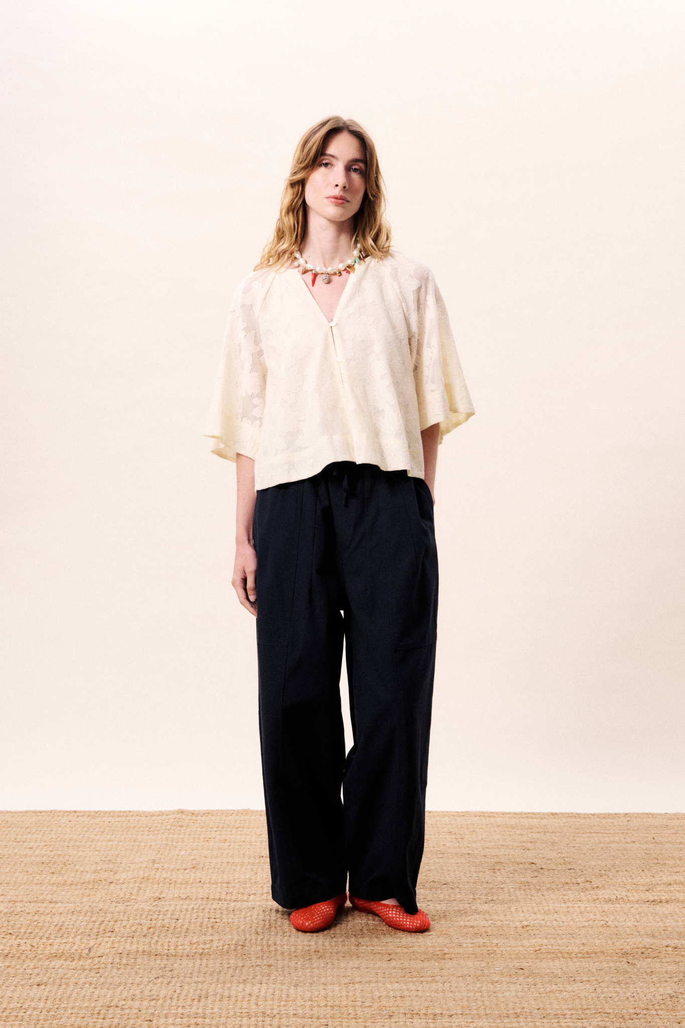 MARESIAS BLOUSE - CREAM