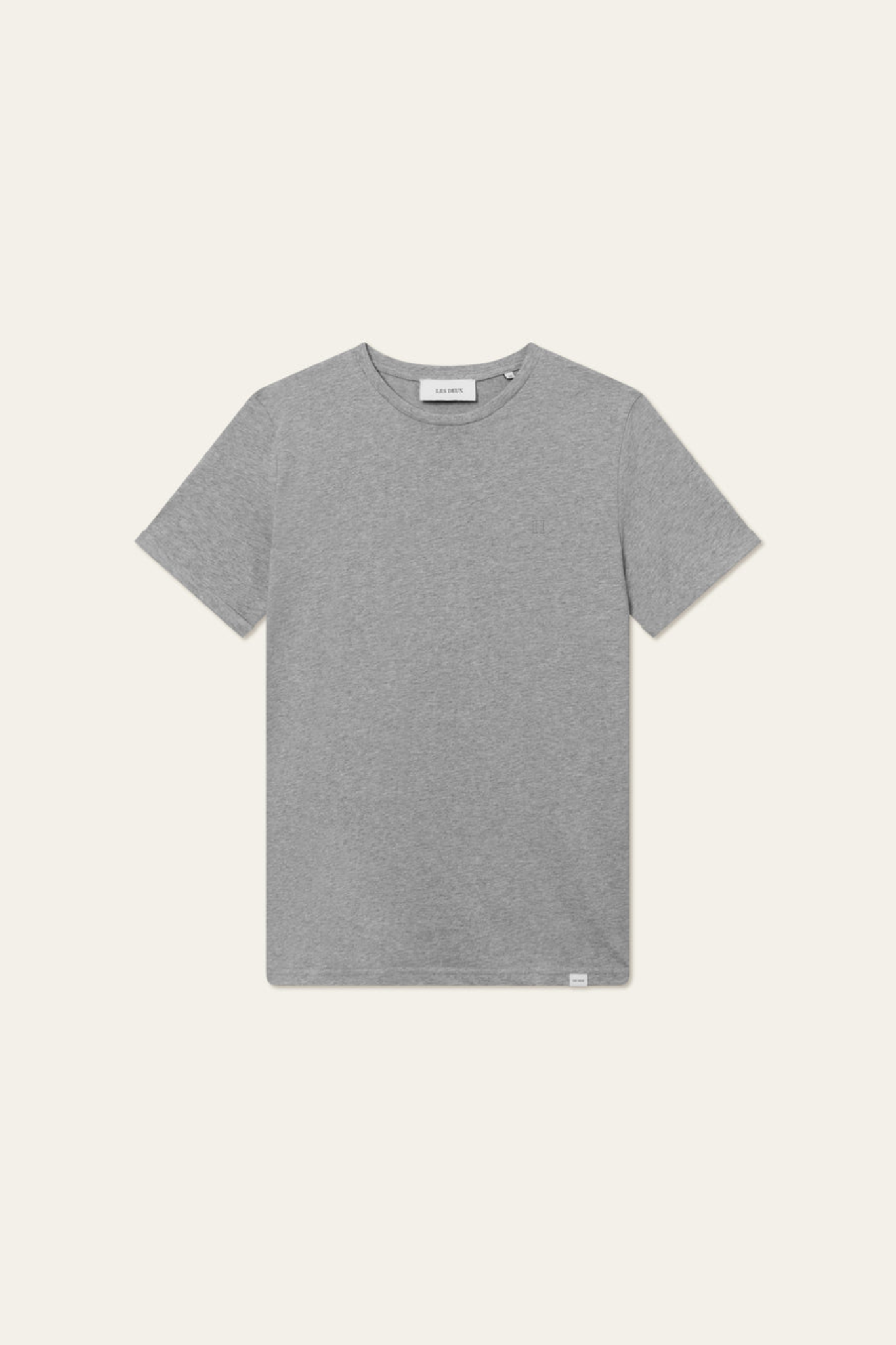 NORREGAARD T-SHIRT TONAL - GREY MELANGE