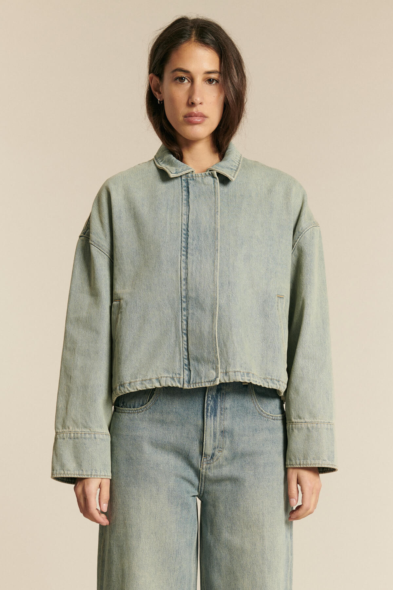 BAKER VEST - DIRTY BLUE