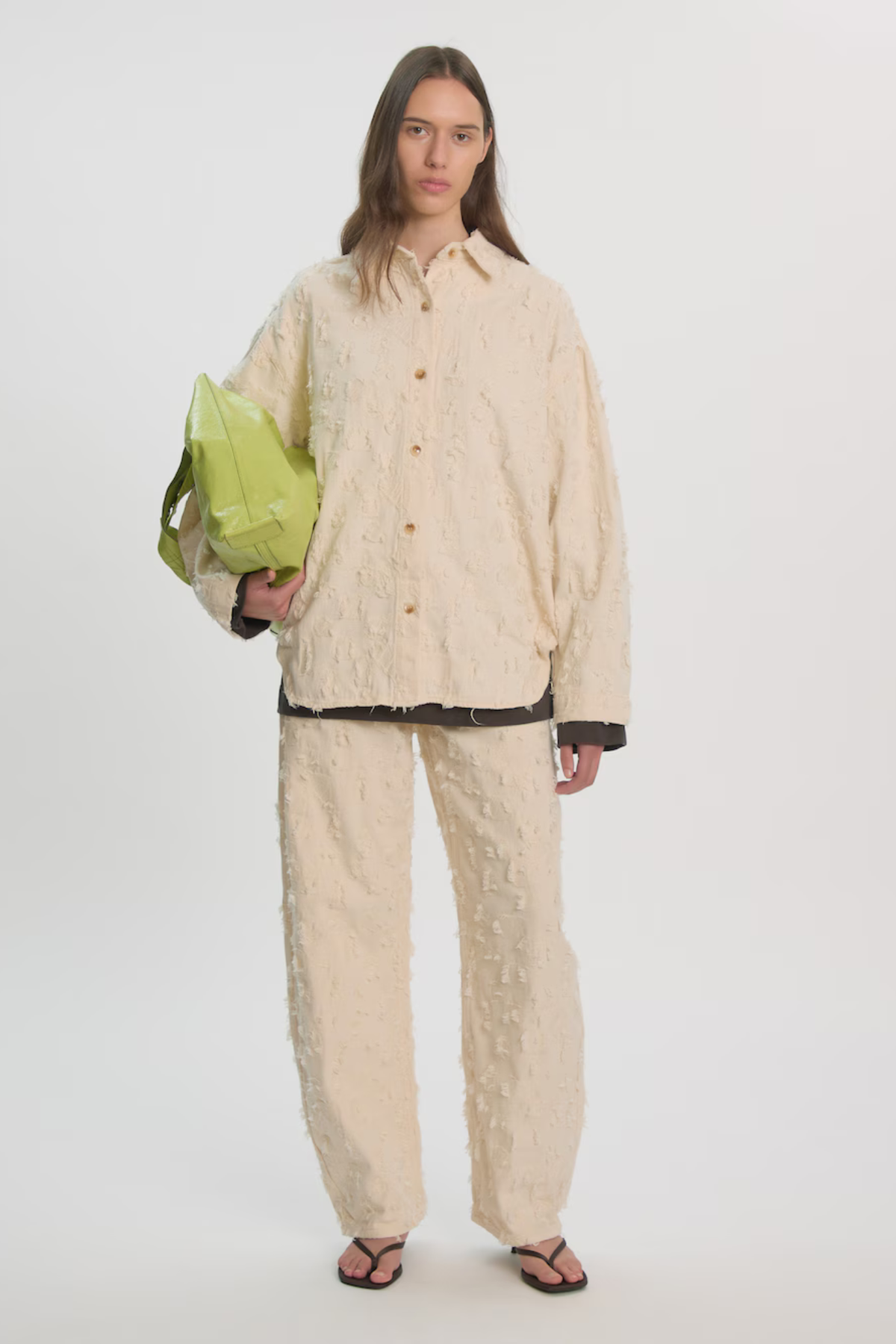 THEODORA JEANS - EGRET