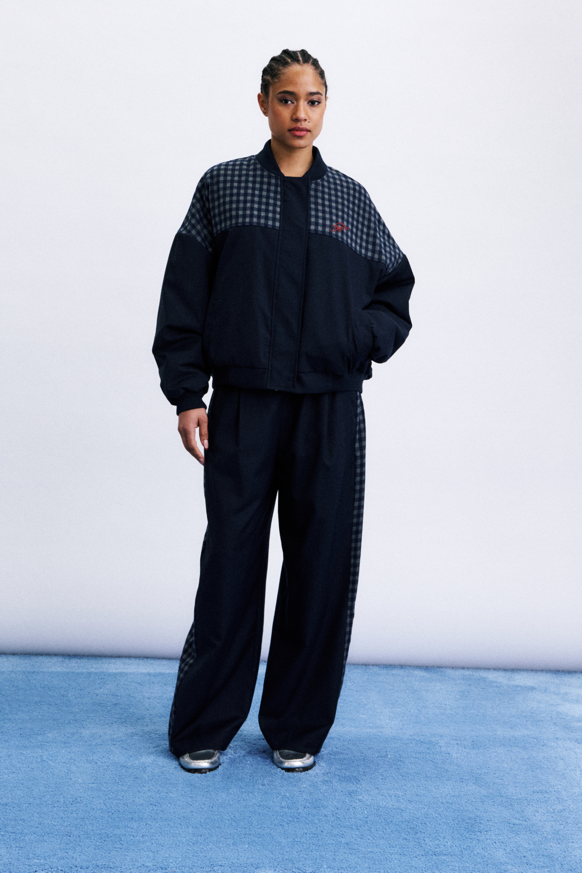 HADONG BOMBER JACKET - BLUE MARINE
