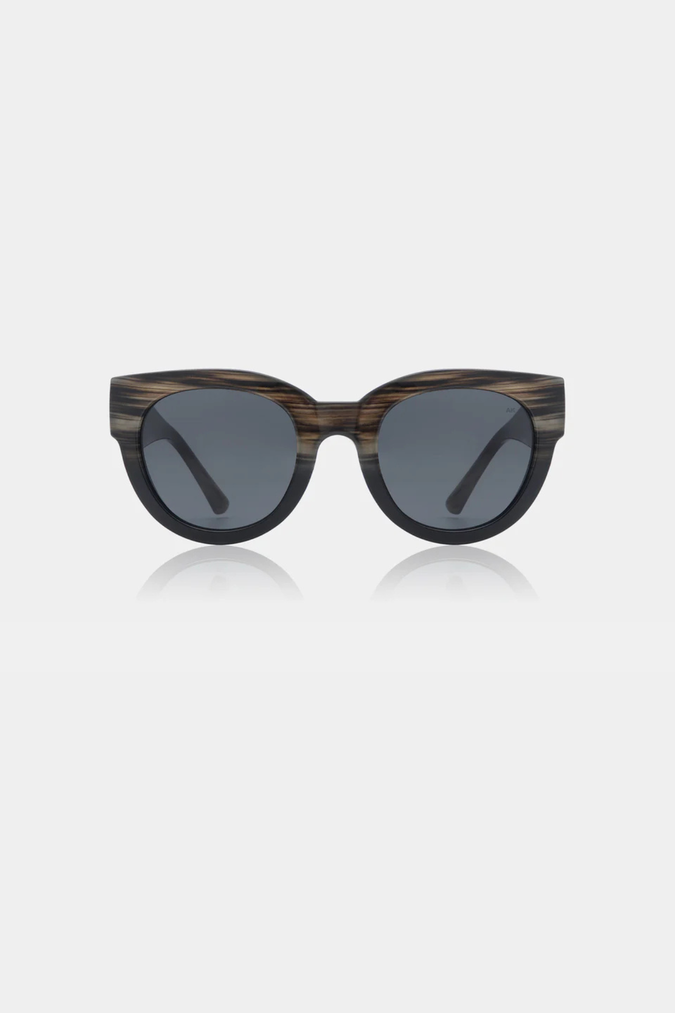 LILLY SUNGLASSES - STRIPED HORN/BLACK