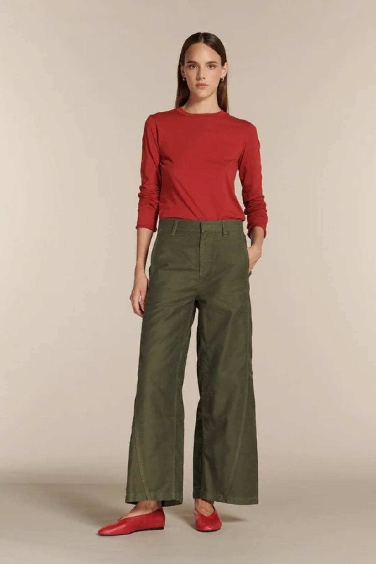 ORSON UNIFORM PANTS - LICHEN