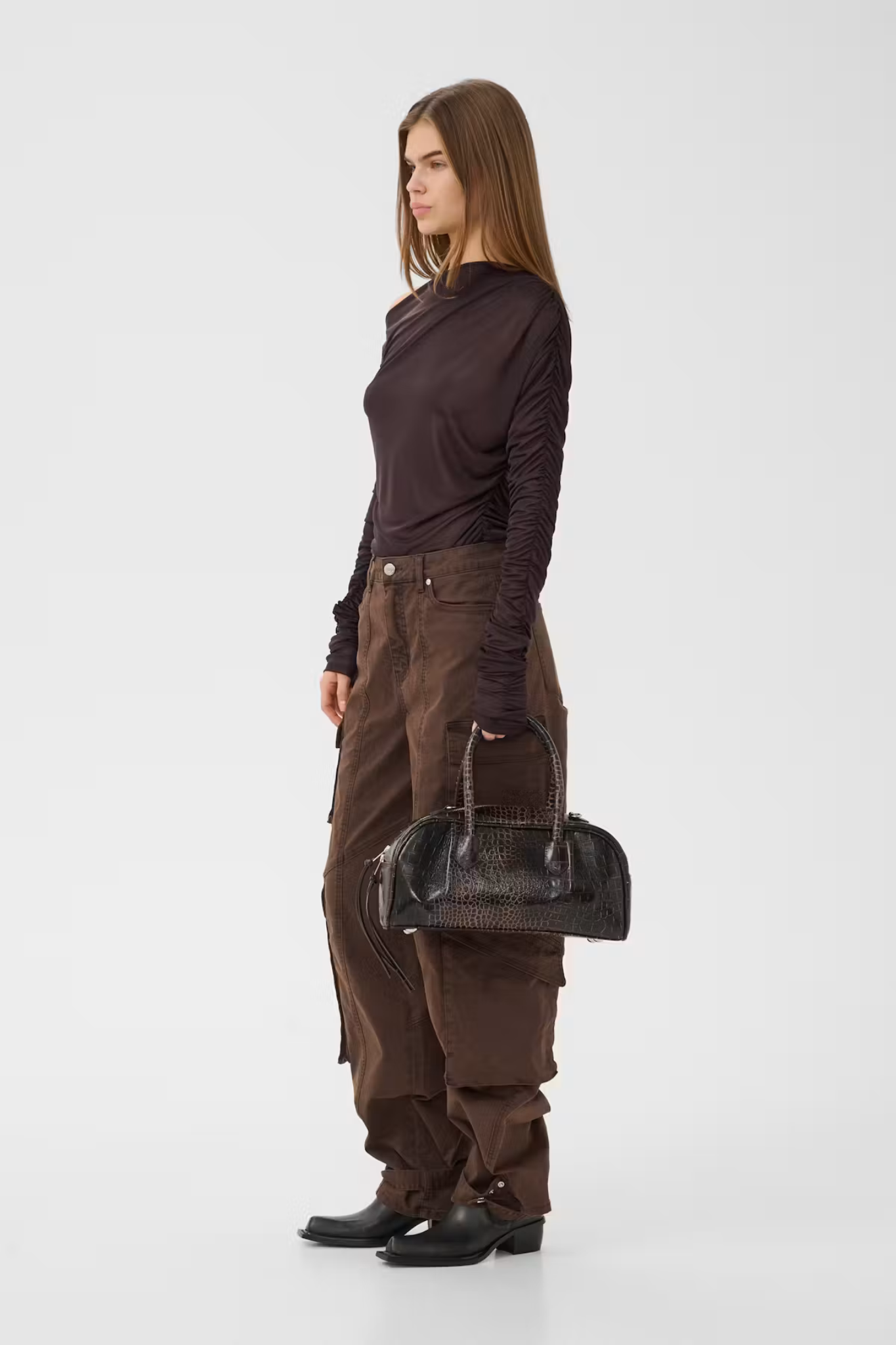 SVEDAE LS TOP - DEEP PLUM