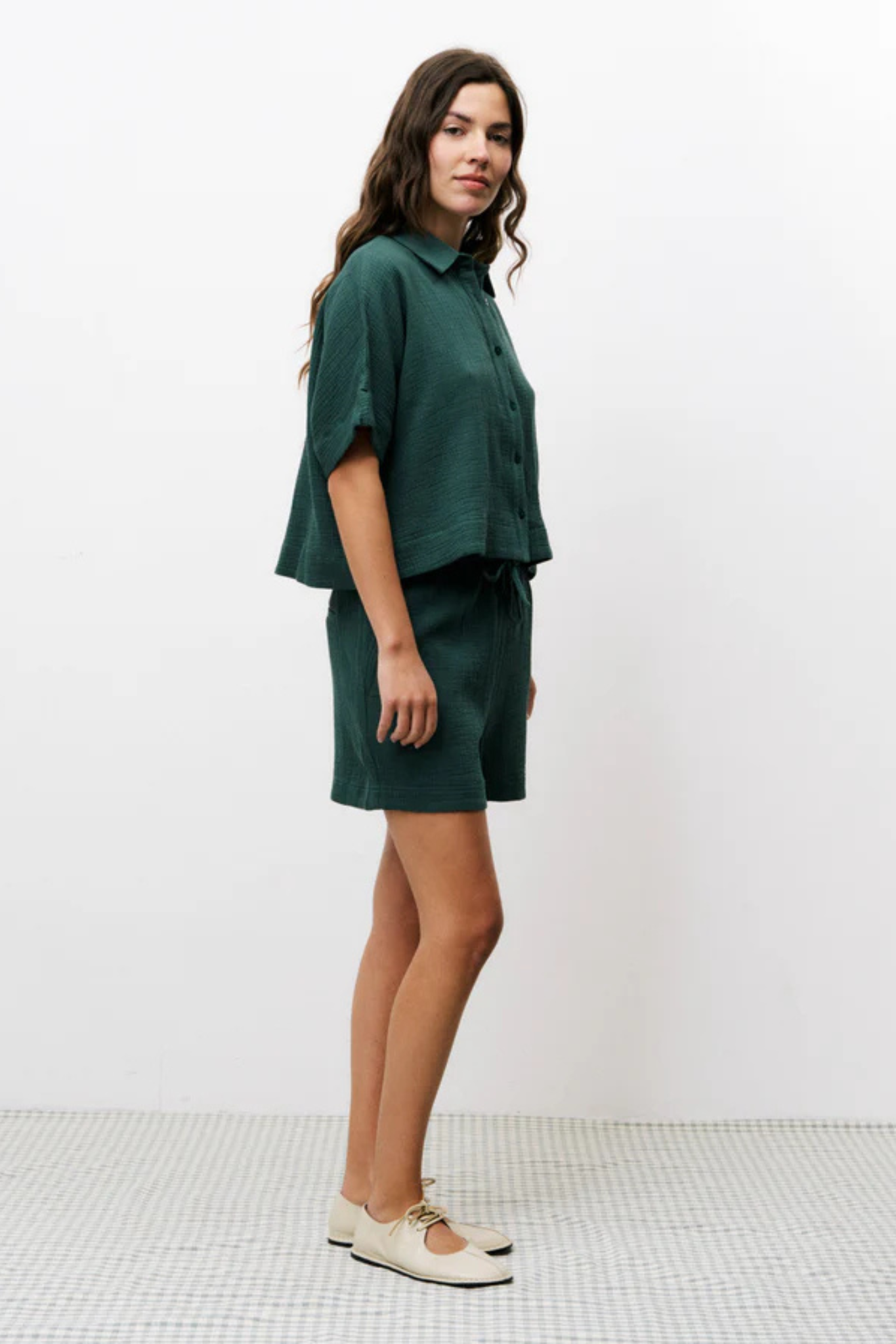 NERLINE SHORT - VERT MOUSSE