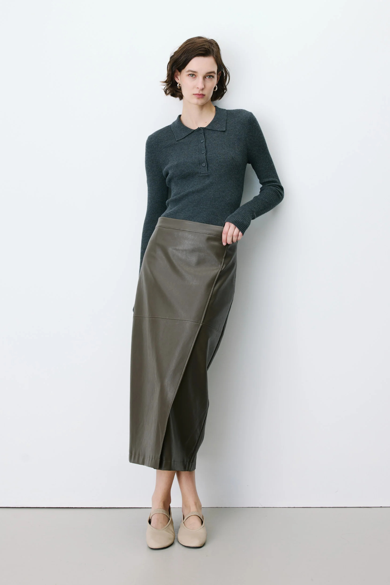 AENOR SKIRT - KHAKI