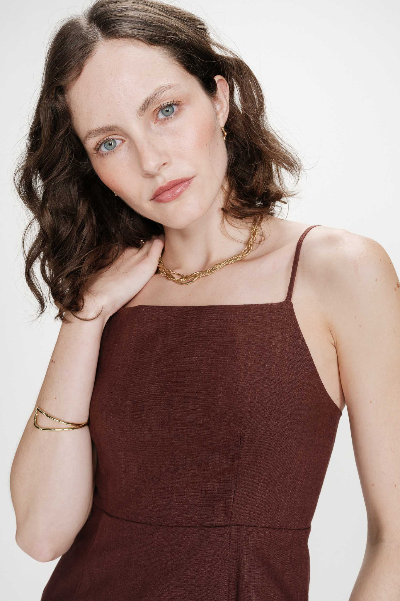 VERANYS DRESS - CHOCOLAT