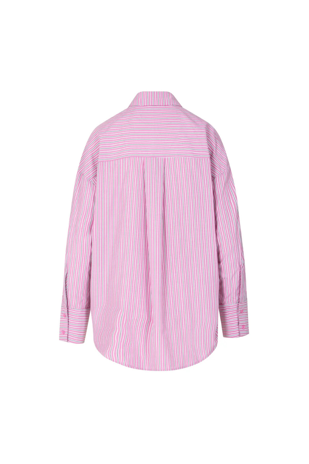 LOOSE STRIBET SHIRT - ROSE STRIPES