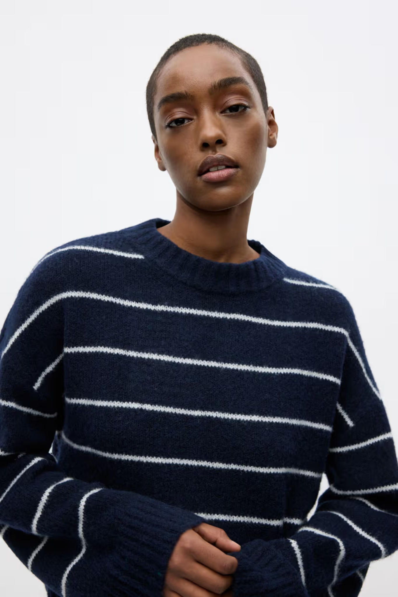 NAPLES LS KNIT - NAVY