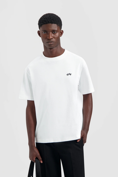 SIGNATURE  T-SHIRT - OPTICAL WHITE