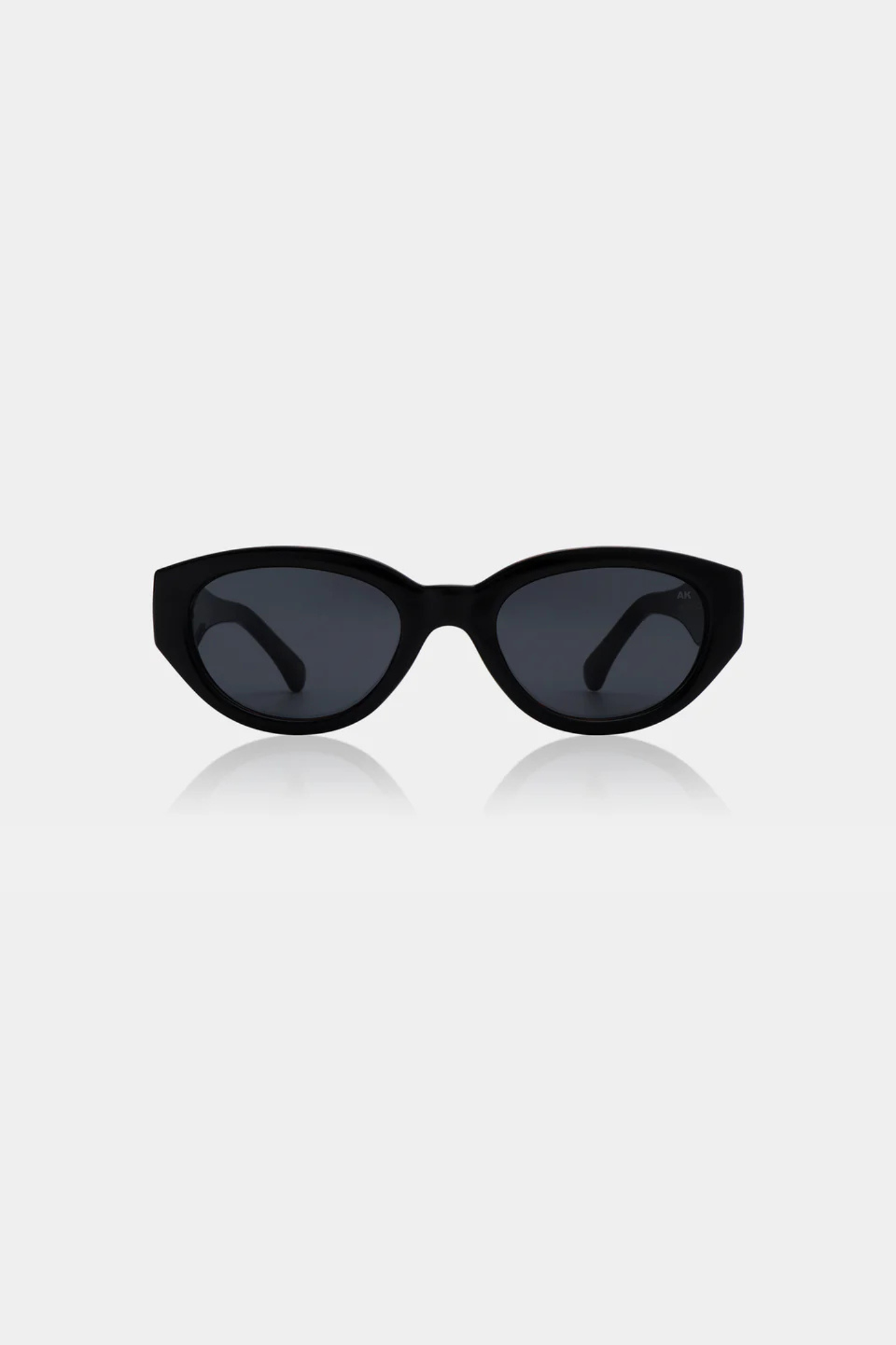 A. Kjaerbede winnie sunglasses in black. Front view