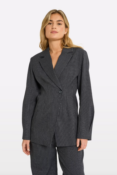 ENAUGUSTINE BLAZER - DARK GREY STRIPE