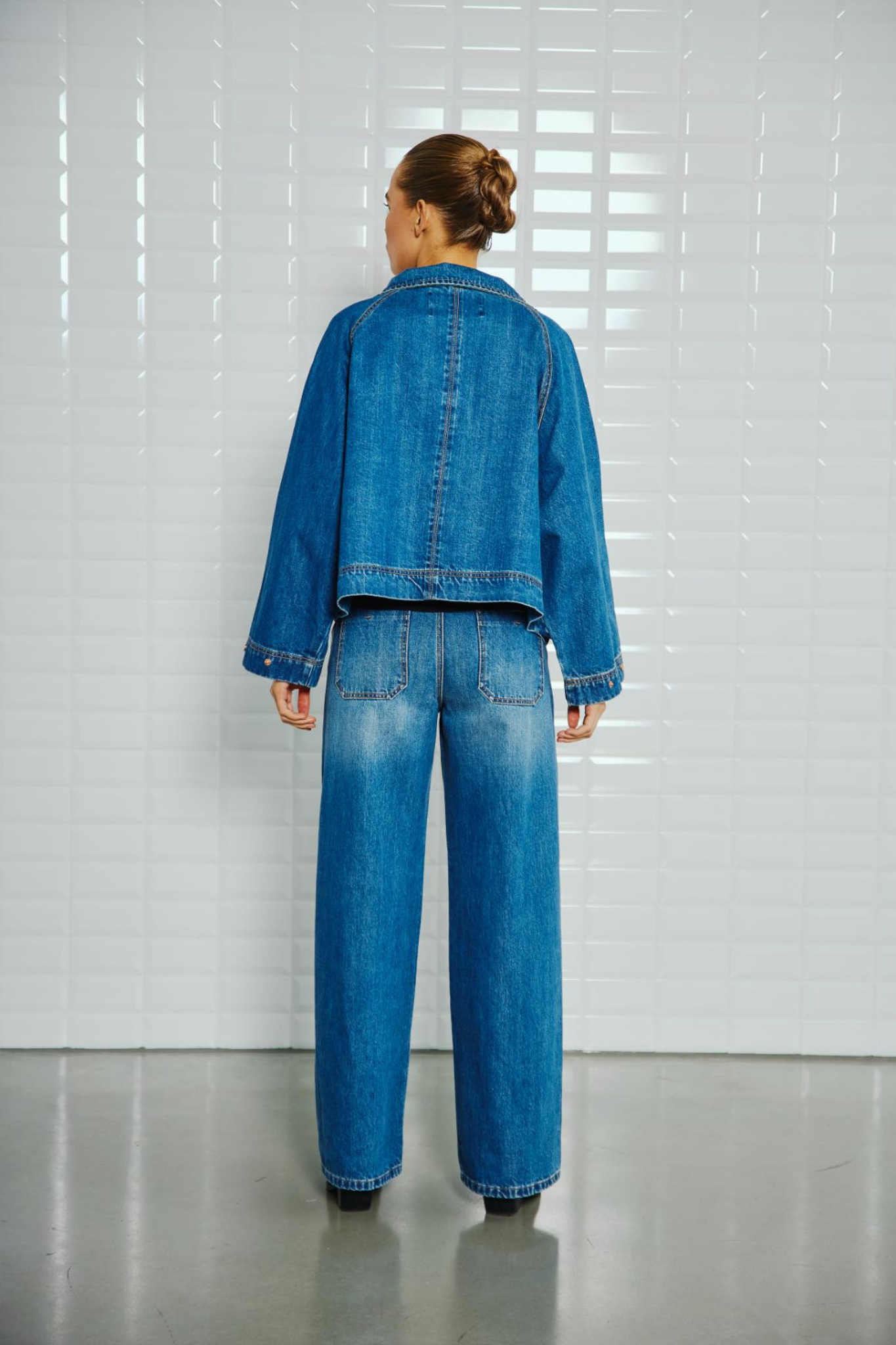 CARLA HW DENIM PANT - HORIZON BLUE