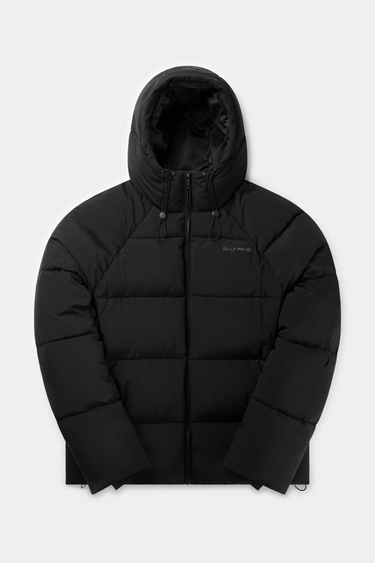 RELAXED PUFFER JACKET - BLACK