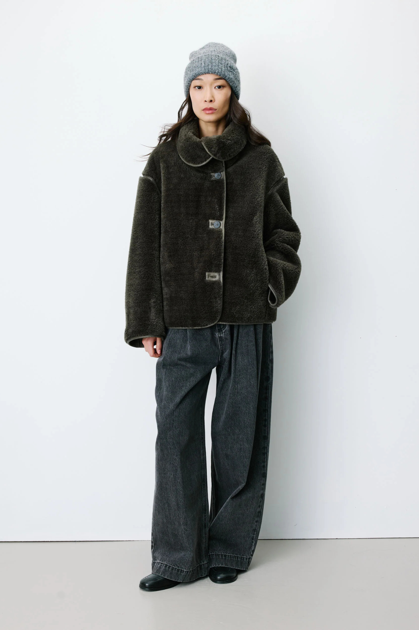 AMELIO COAT - KHAKI
