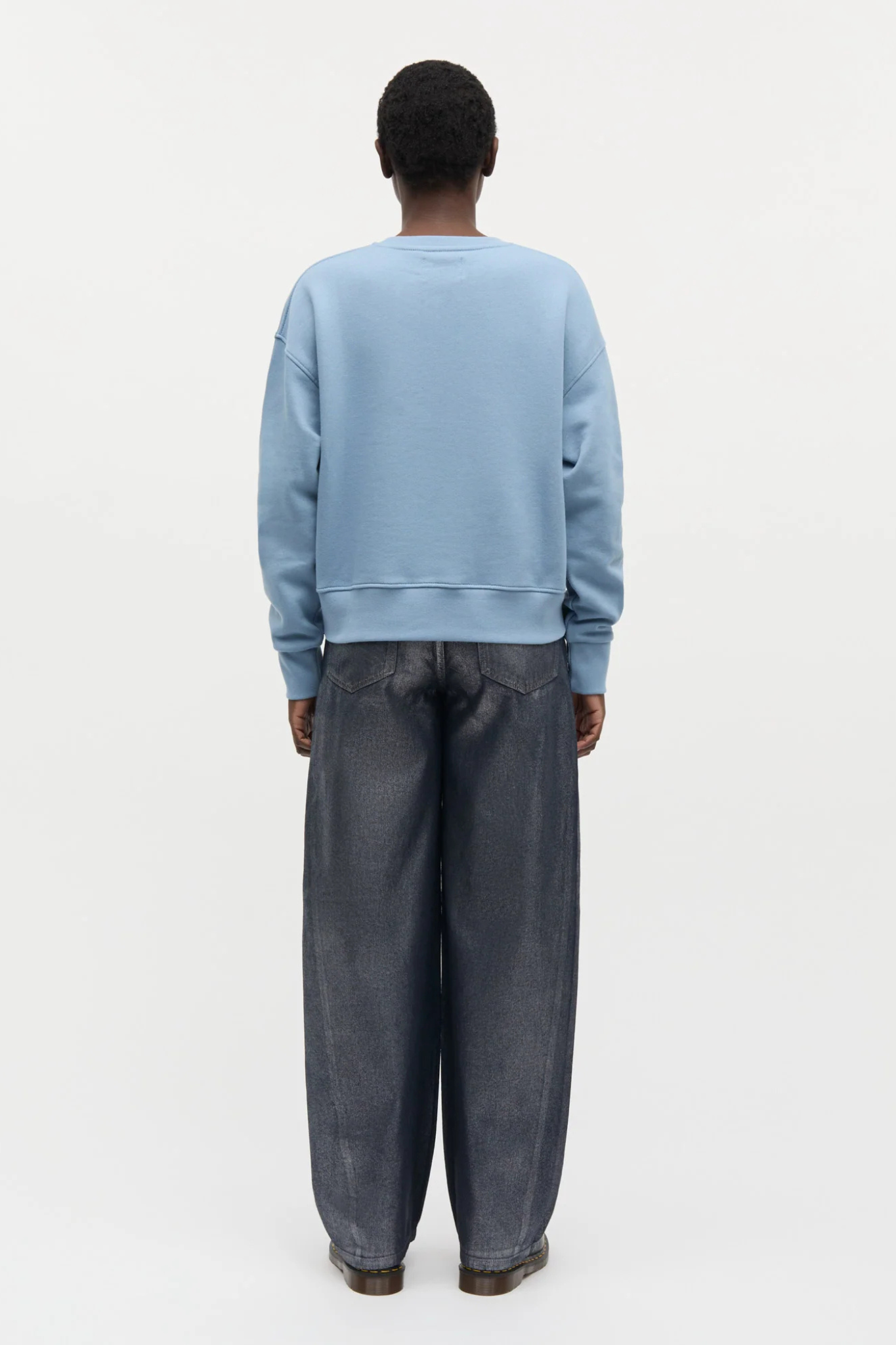 TILVINA SWEATSHIRT - FADED DENIM