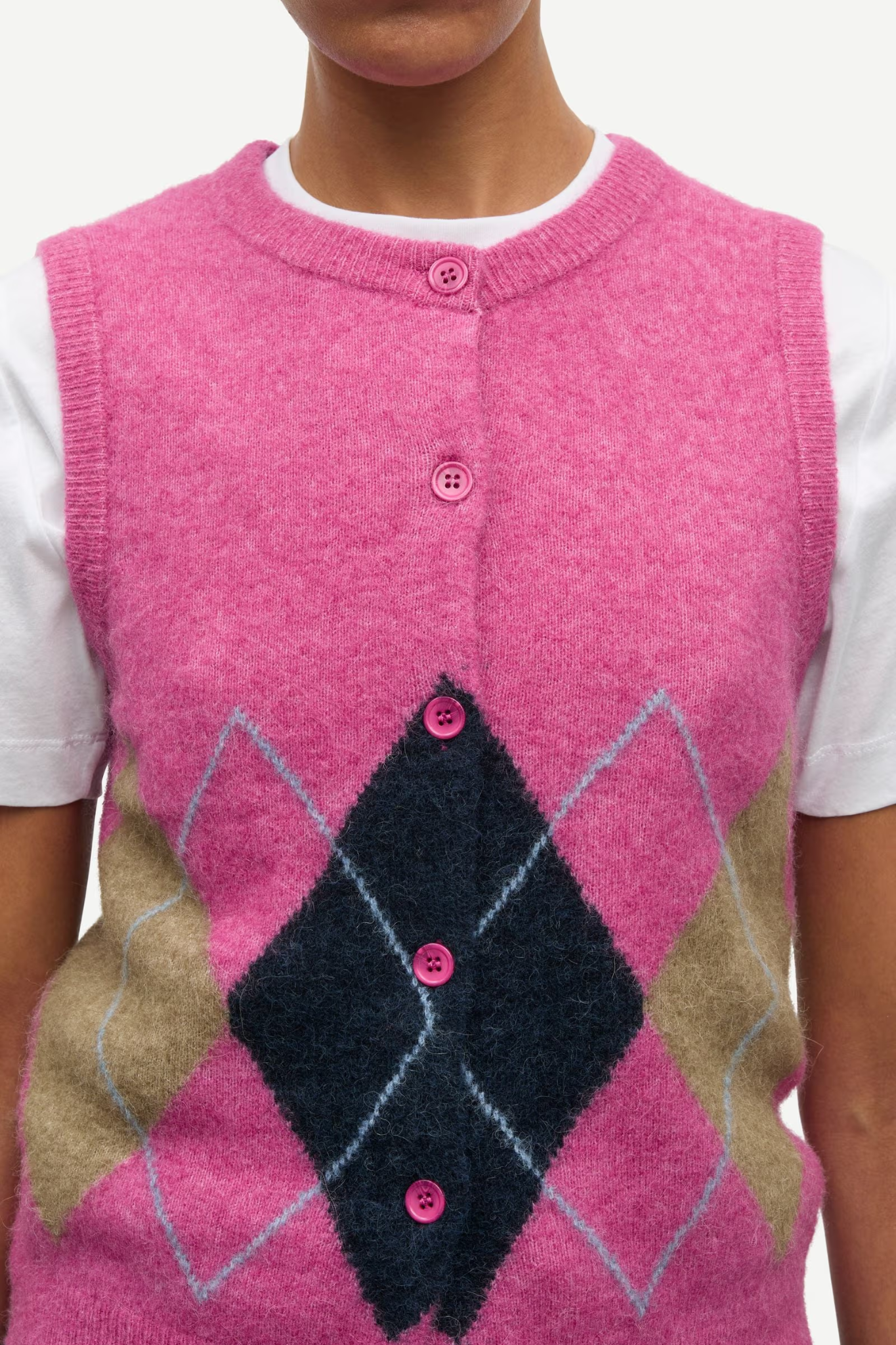 SANOURA VEST - RED VIOLET