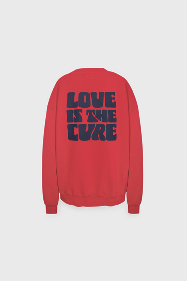 LOVE SWEATER - RED