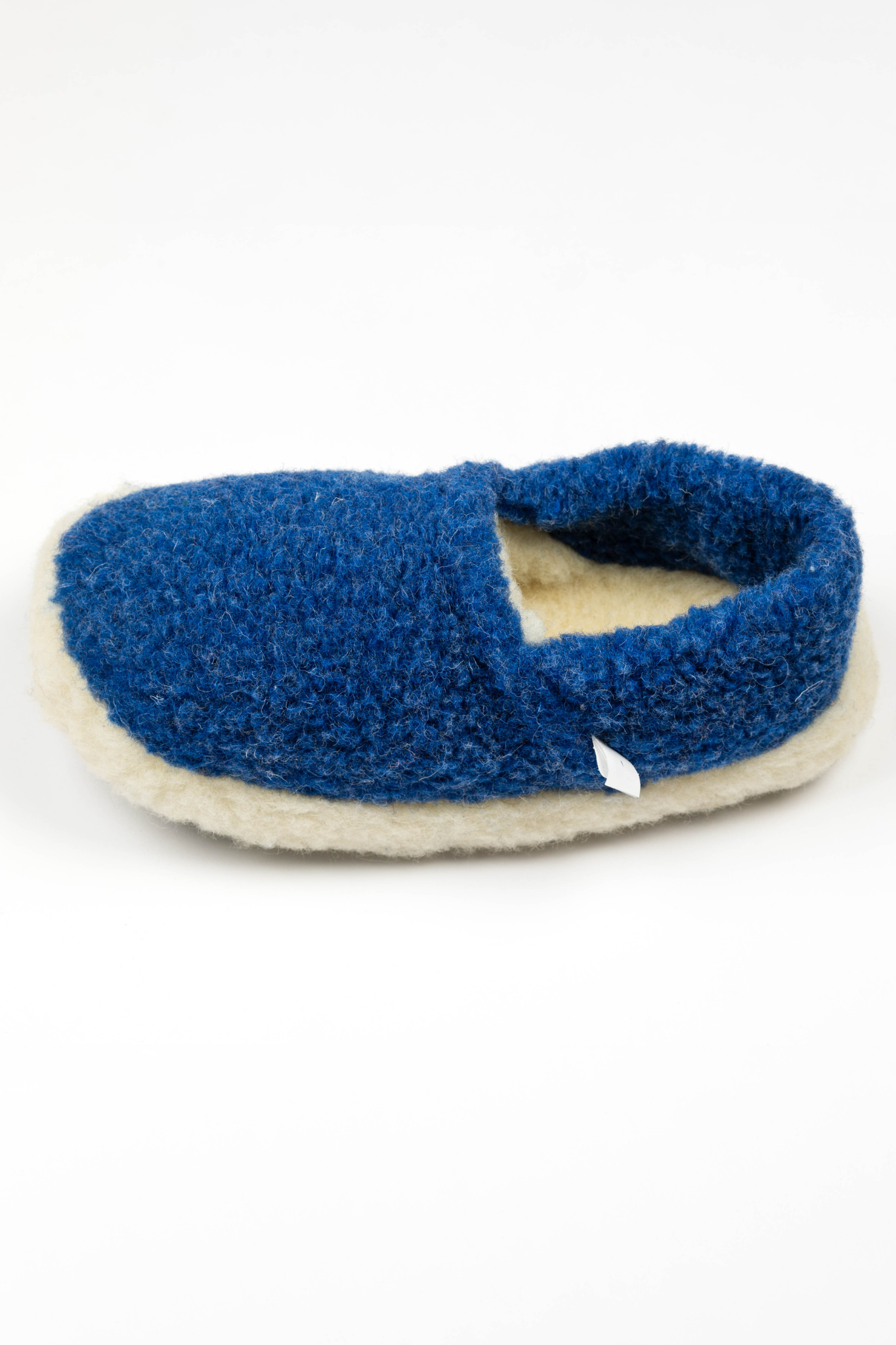 FULL WOOLLEN SLIPPERS - DEEP BLUE