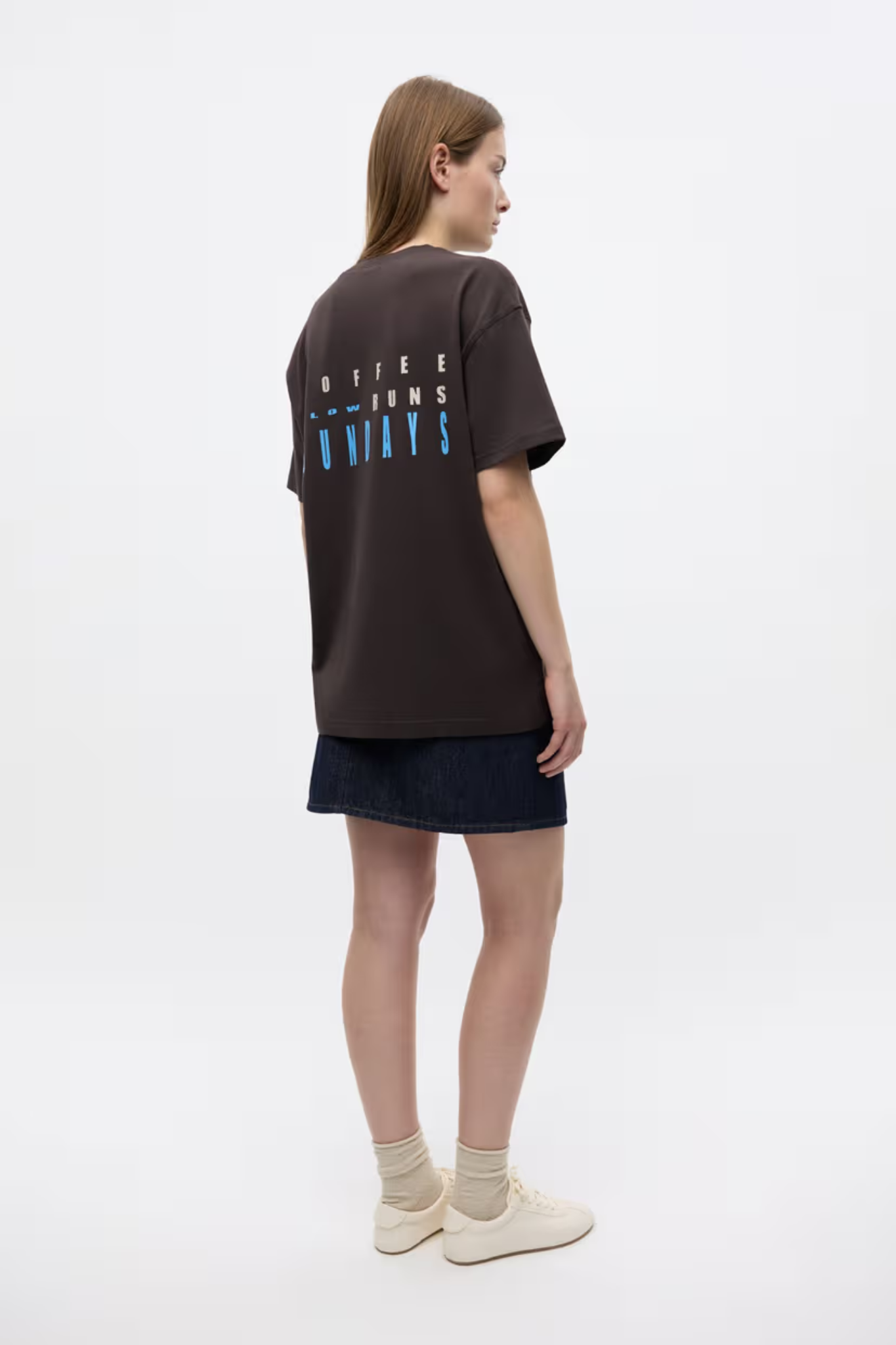 KULLA SS T-SHIRT - CHOCOLATE SUNDAY