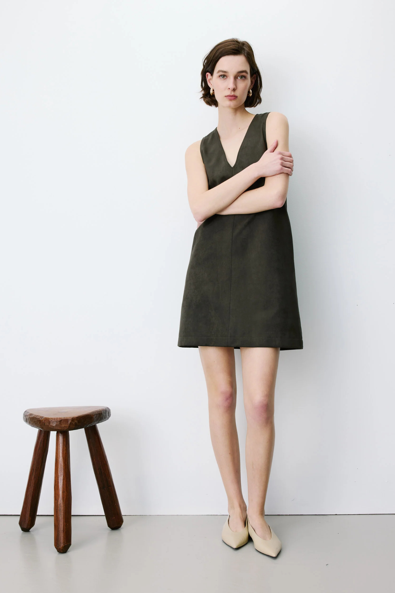 ANAYA DRESS - KHAKI