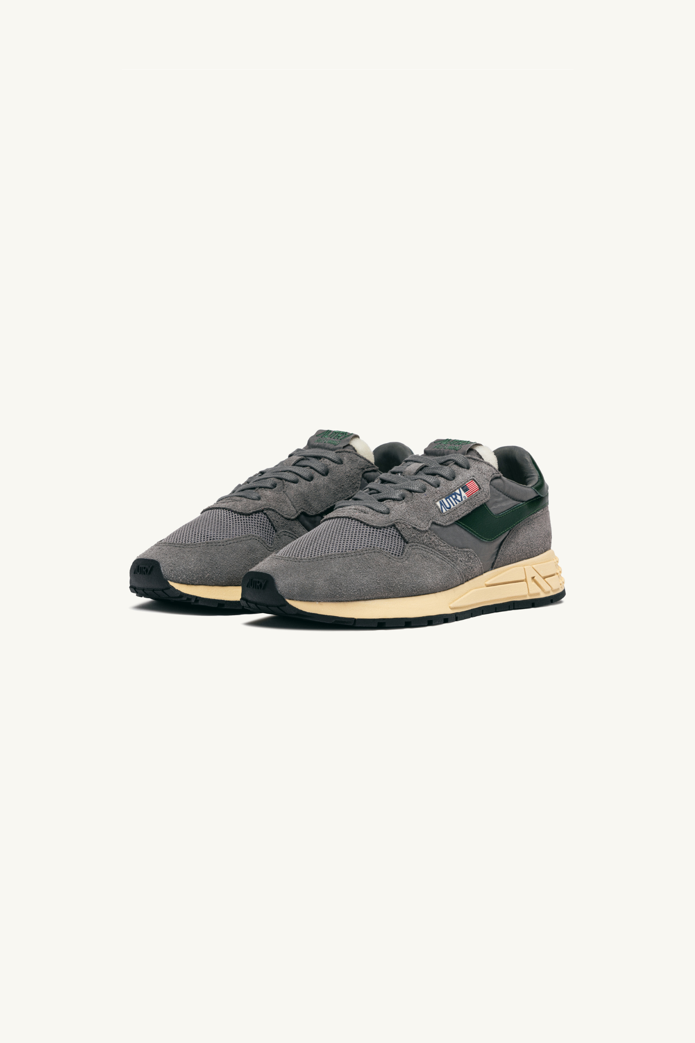 WWLM-UT20 - REELWIND LOW MEN SNEAKERS - SUEDE/NET NHTOW/MOUN