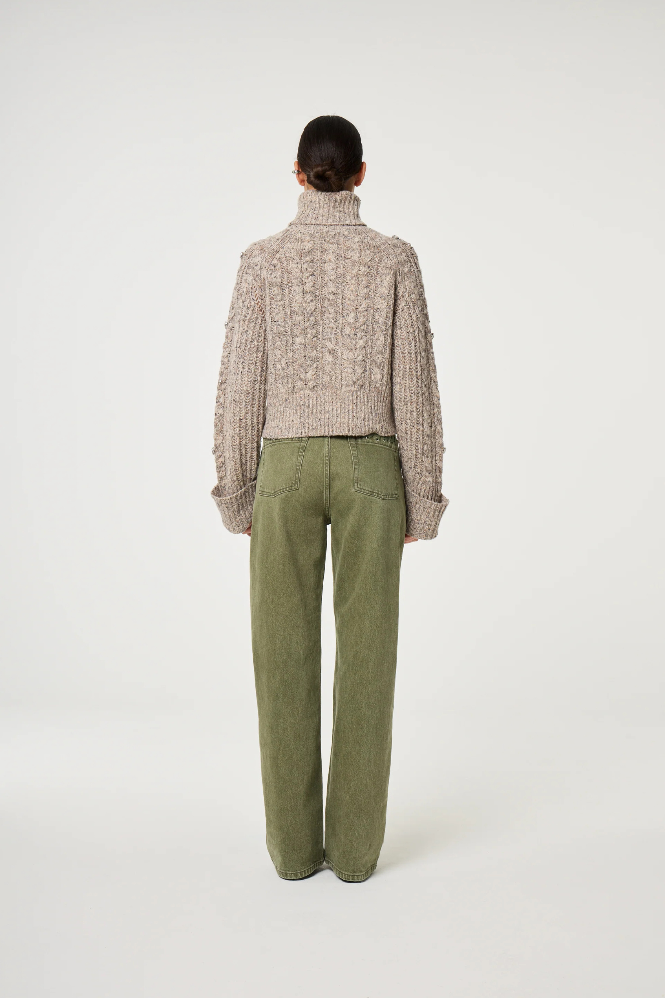 ZOE BOYFRIEND JEANS - MARTINI OLIVE