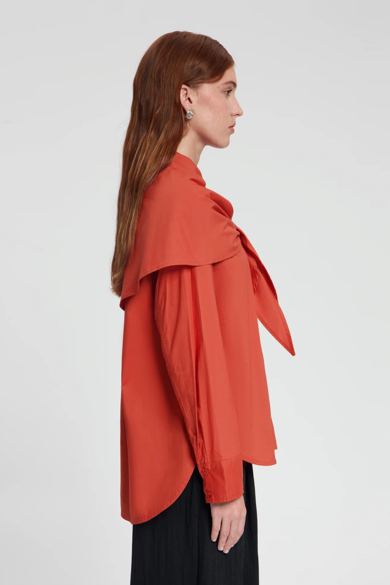 GRACE BLOUSE - DARK ORANGE