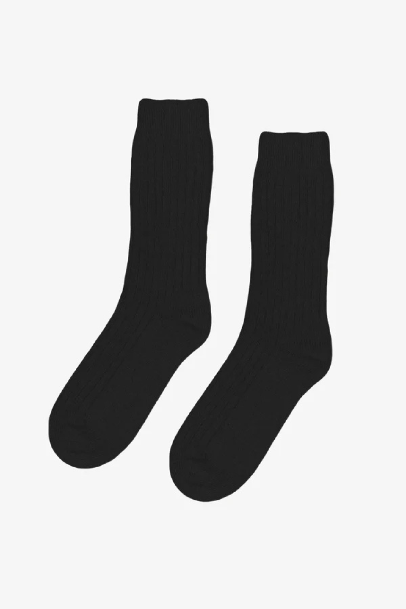 MERINO WOOL BLEND SOCK - DEEP BLACK