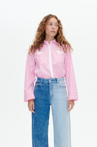 MAJSE SHIRT - PINK CPH STRIPE