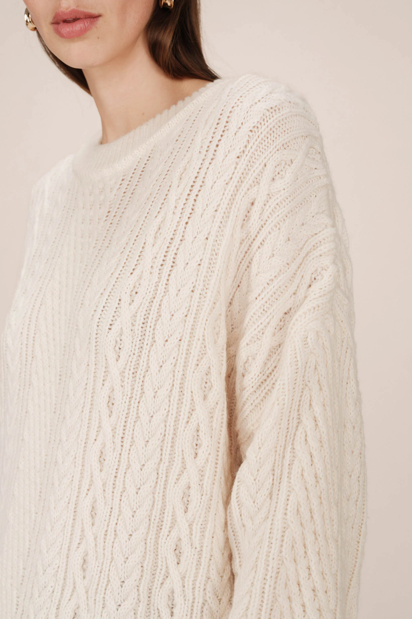 SAVERIO SWEATER - ECRU