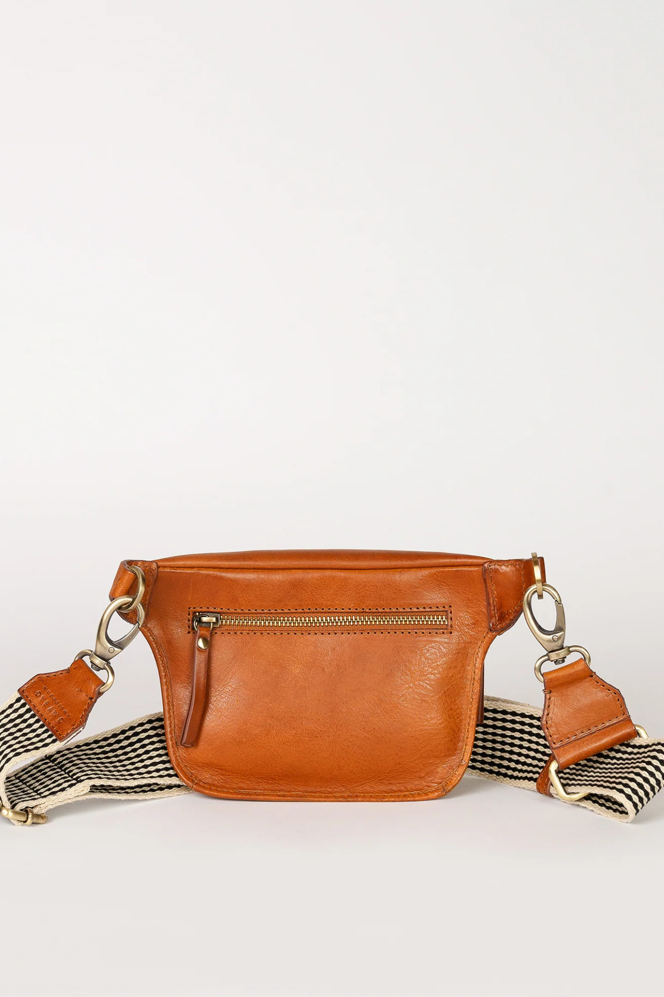 BECK'S BUM BAG - COGNAC STROMBOLI LEATHER