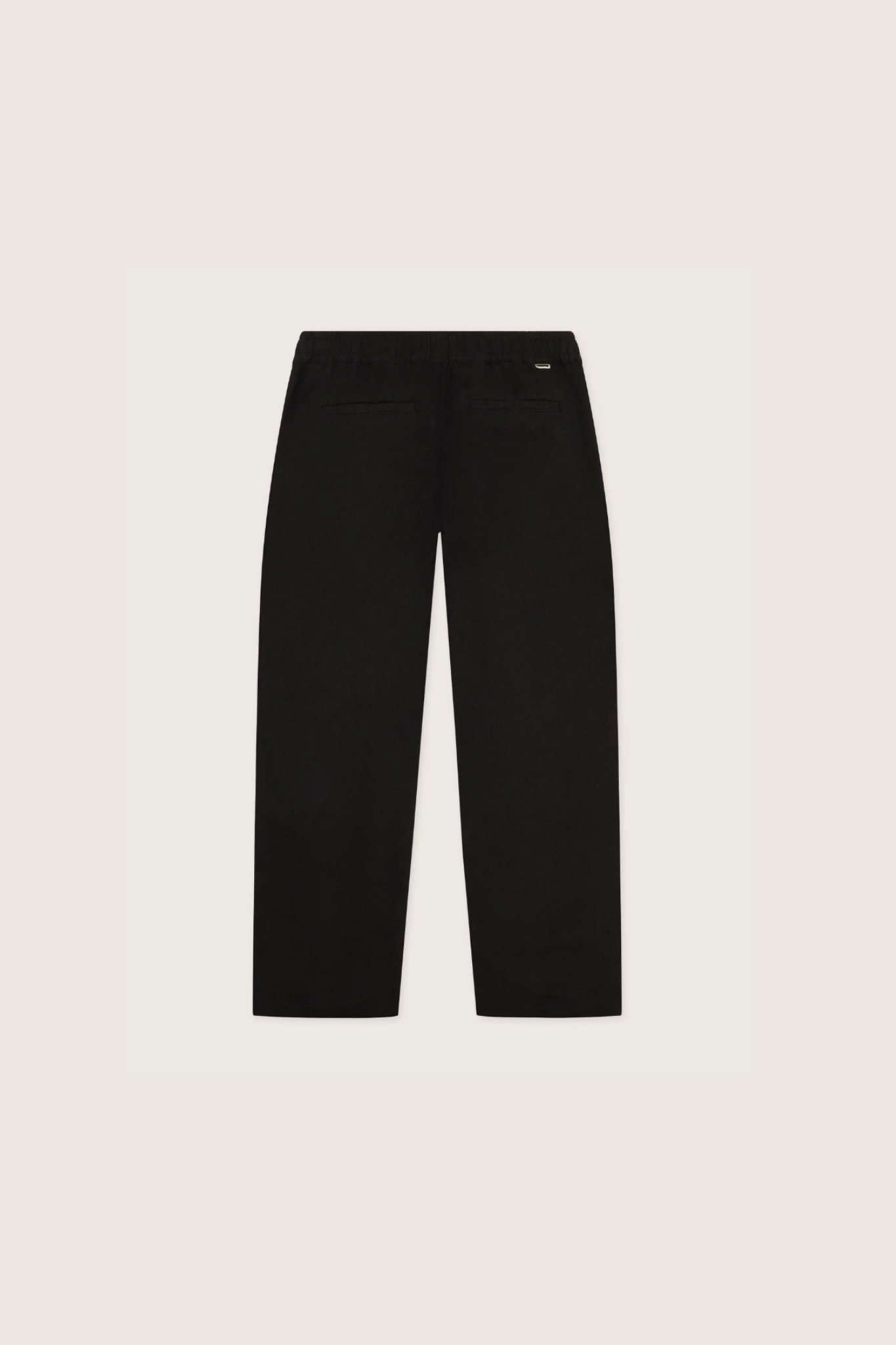 BEIK LINEN PANTS - BLACK