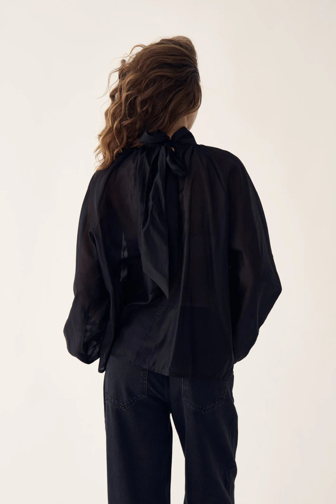 LORIS BLOUSE - BLACK