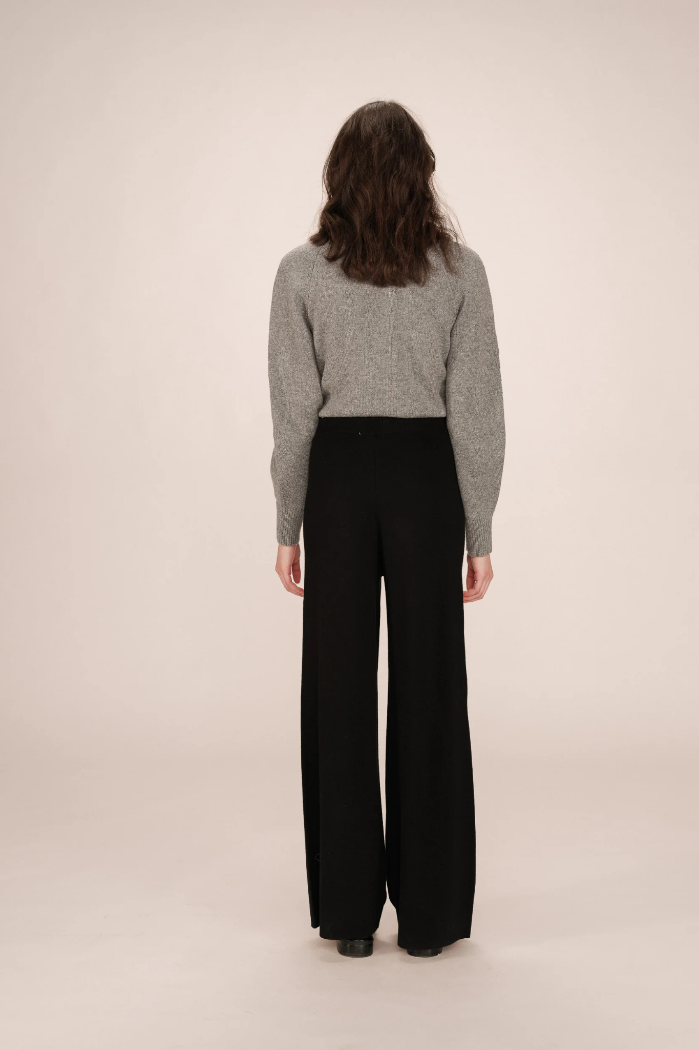 SAO KNIT PANTS - BLACK
