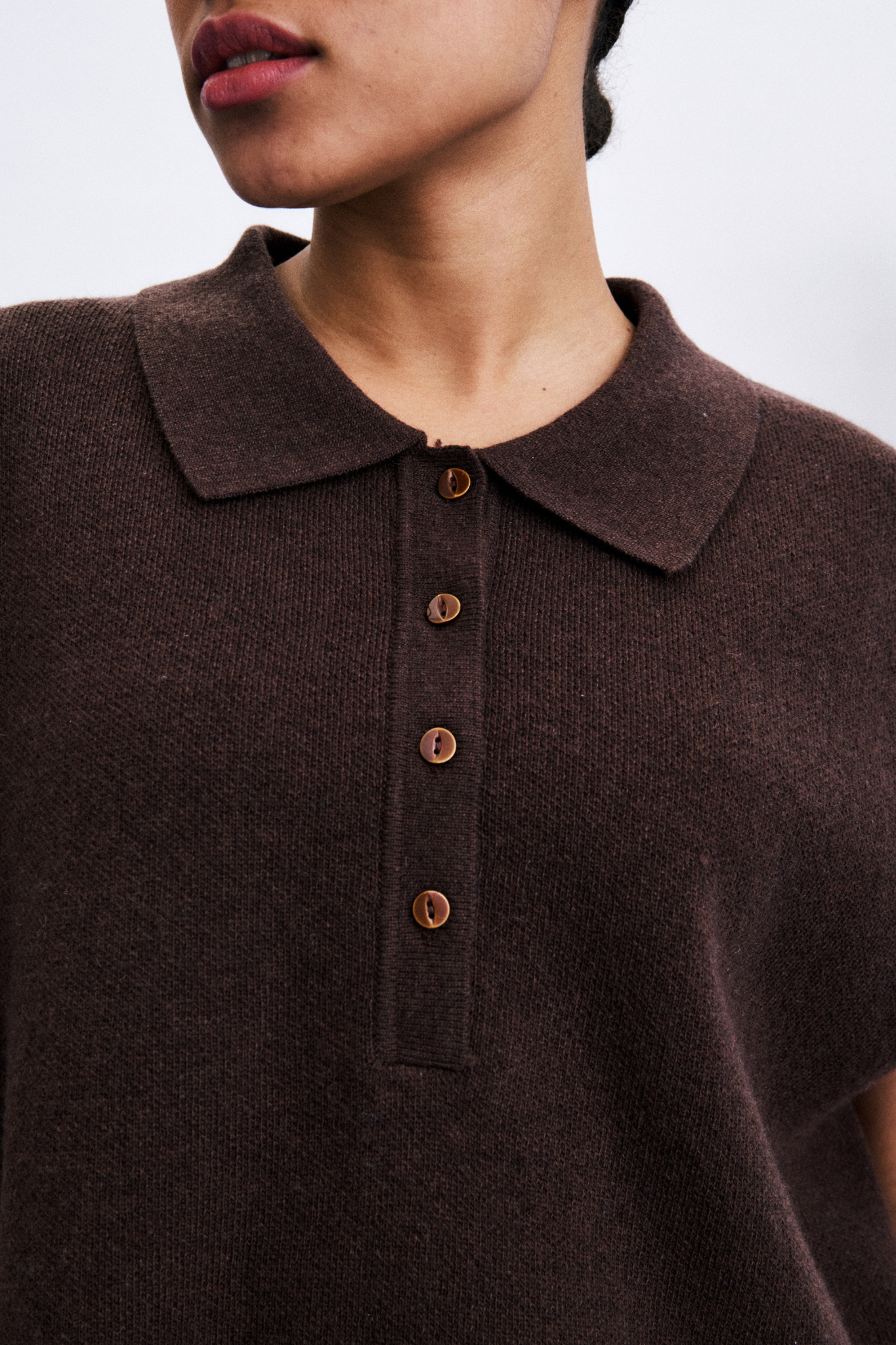 MINTHE PULLOVER - ICE BROWN