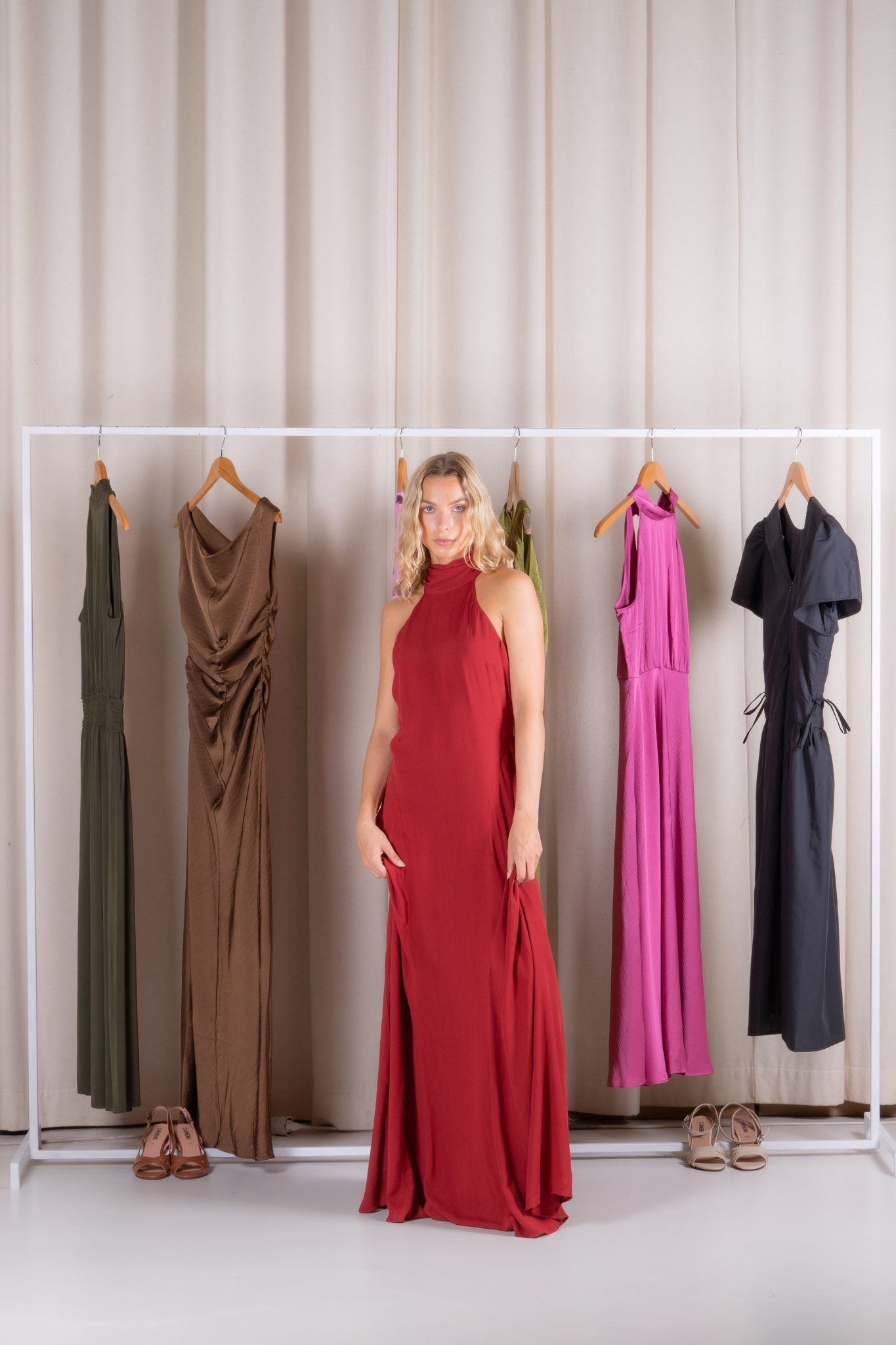 NIVA DRESS - SUN DRIED TOMATO