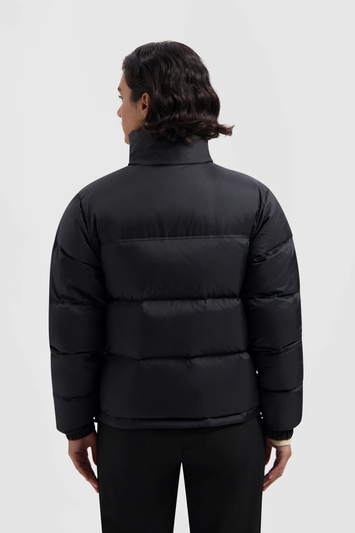 WMN PUFFER JACKET - BLACK