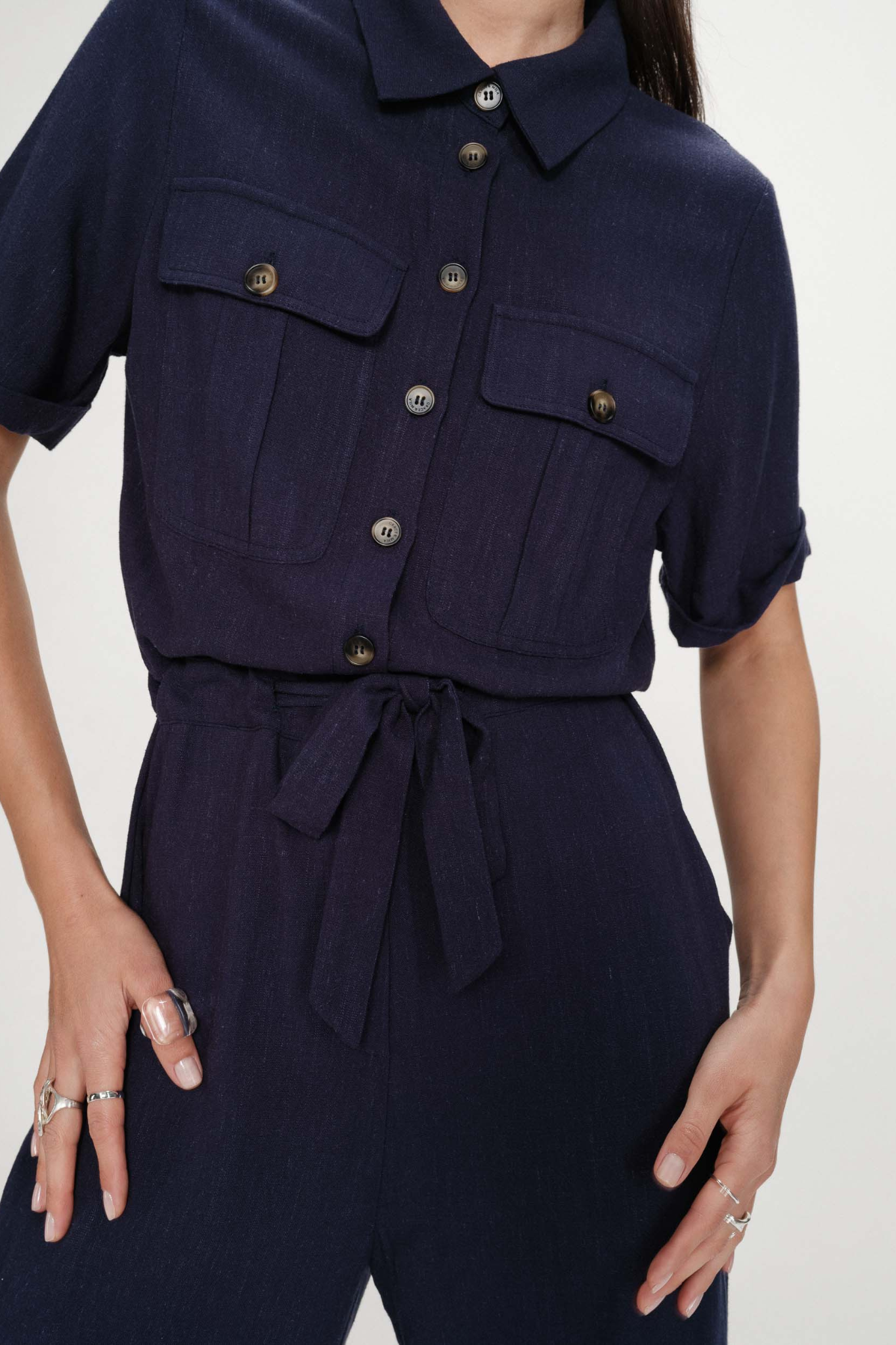 VANELLE JUMPSUIT - MARINE