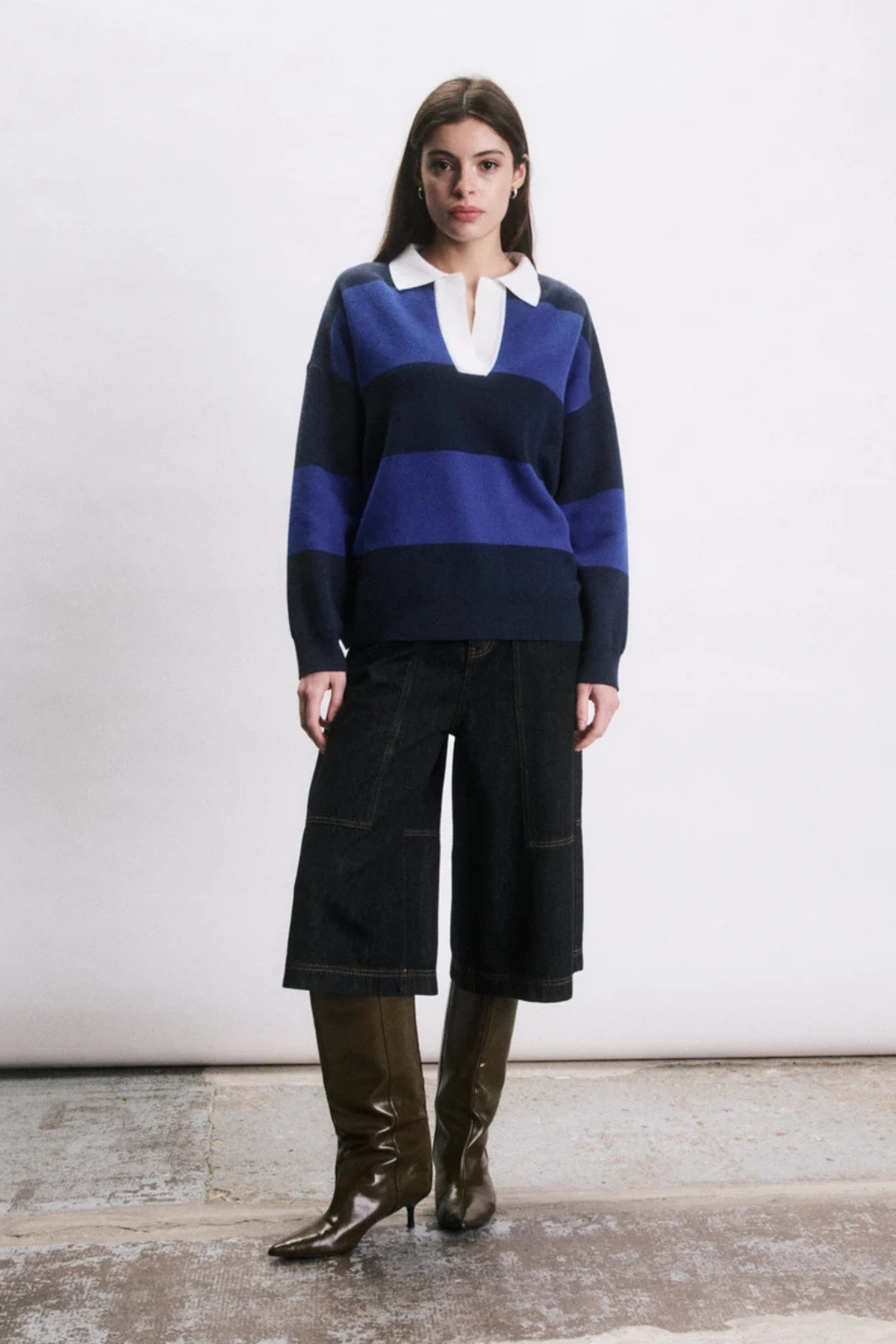 MORGAN SWEATER - NAVY BLUE
